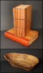 Bandsaw box, scrollsaw bowl by Taya