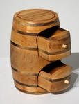 Barrel shaped bandsaw box, #0053