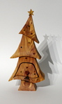 Christmas tree bandsaw box by Taya